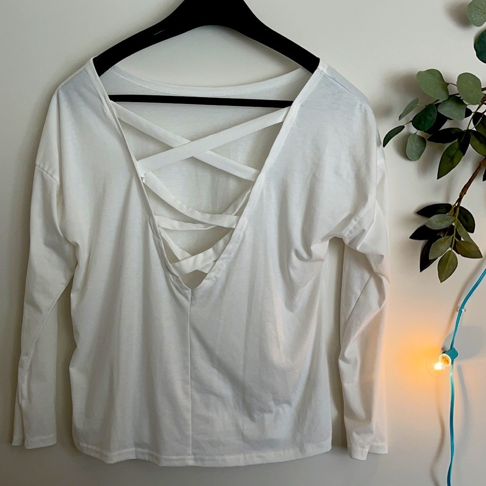 Open Back Shirt